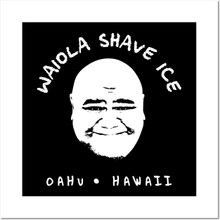 Waiola Shave Ice (White) Posters and Art